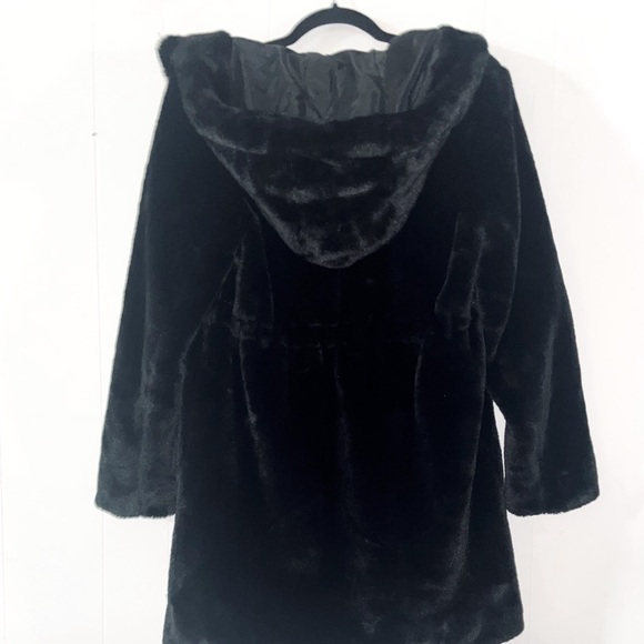 LOVE TOKEN XS FAUX BLACK FUR INSIDE DRAW STRING WAIST - THICK & VERY WARM! - Picture 4 of 7